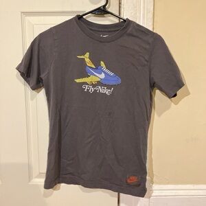 Nike Dark Gray T-Shirt with Logo